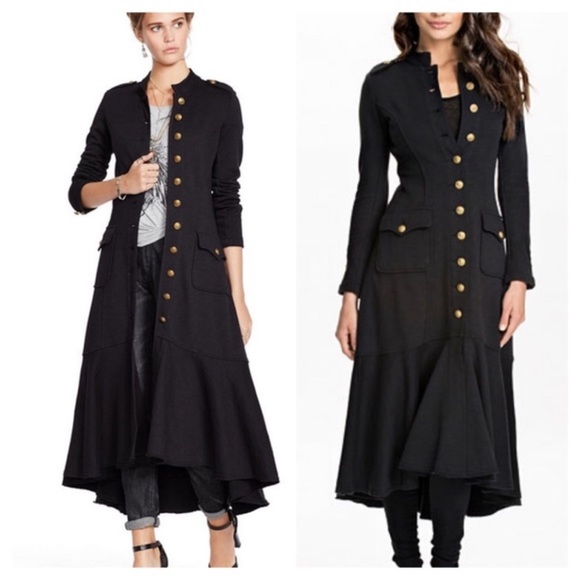 Ralph Lauren Jackets & Blazers - Ralph Lauren Military Duster Denim & Supply Cardigan Jacket Sweater Maxi Long M